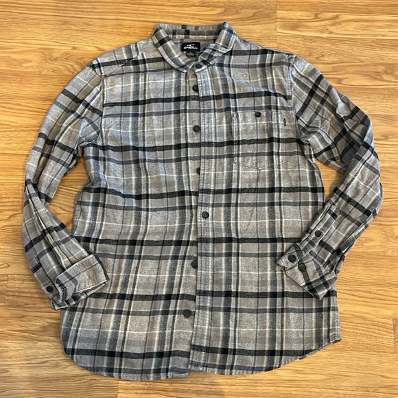 Queen Nation Flannel Shirt upcycled unisex Size Large L - Picture 6 of 7